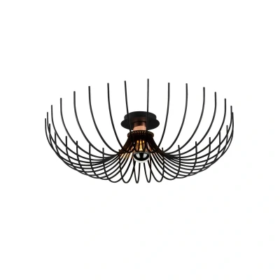 Abbildung von Deckenleuchte Coraline D56cm Schwarzes Metall Menzzo