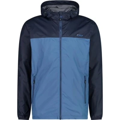 Abbildung von CMP Herrenjacke mit fester Kapuze, Staubiges Blau, 48