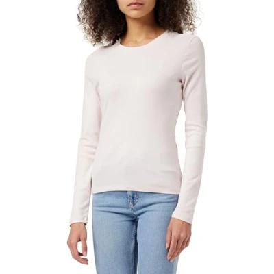 Abbildung von Levi&#039;s BABY TEE Langarmshirt, Damen, Größe: XS, Mauve chalk