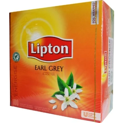 Abbildung von Lipton Aromatisierter Schwarzer Tee Earl Grey 100 Teebeutel (Einzeln verpackt)