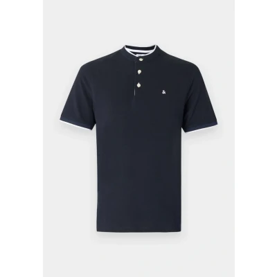 Abbildung von Jack &amp; Jones Epaulos MAO SS NOOS Tshirt basic, Herren, Größe: XS, Dunkelblau