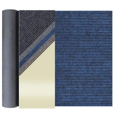 Abbildung von Primaflor Sauberlauf Atlas, Blau, 2,00m x 4,00m, Rutschfester Schmutzfangläufer Meterware, Robuster Küchenläufer nach Maß, Zuschneidbarer Teppichläufer, Eingangsmatte für Flur &amp; Windfang