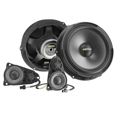 Abbildung von ETON UG VW T5 F3.2 Audiophiles 3 Wege Komposystem, Plug &amp; Play Lautsprecher Set, kompatibel mit Transportern, Multivans und Reisemobilen, Soundsystem für die Vordertüren