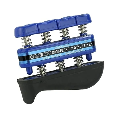 Abbildung von CanDo Handtrainer, Fingertrainer Digi Flex®, blau (schwer)
