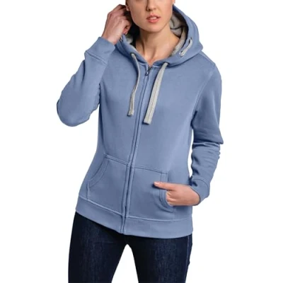 Abbildung von HRM Damen Jacket F Hoodie, Sky Blue, 4XL EU