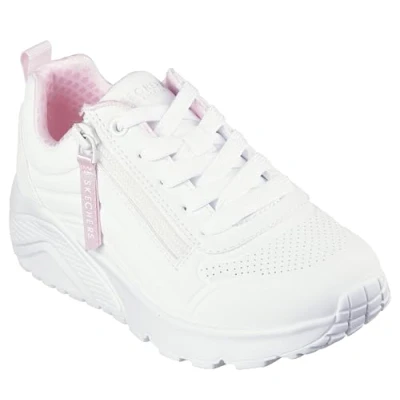 Abbildung von Skechers Unisex Kinder Street Girls Sneaker, White Synthetic Trim, 39.5 EU