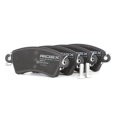 Abbildung von MAPCO 6717 Bremsbelagsatz Vorderachse exkl. Verschleißwarnkontakt mit Bremssattelschrauben Zubehör PEUGEOT: 206 Schrägheck, 306 Schrägheck