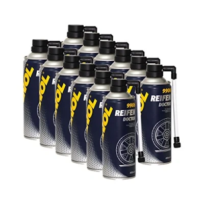 Abbildung von 12x MANNOL 9906 Reifen Doctor Reifendichtmittel Pannenhilfe 450ml