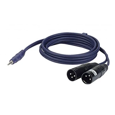 Abbildung von DAP FL46 Stereo Mini Jack &gt; 2 XLR/M 3 p. Meter