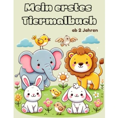 Abbildung von Tierisches Ausmalbuch für Kleinkinder ab 2 Jahren: Ein kreatives Abenteuer kleine Künstler!