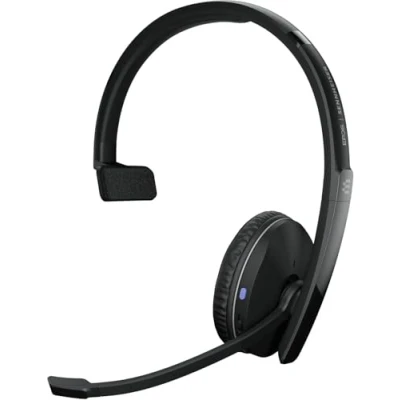 Abbildung von EPOS Adapt 230 Monaurales Bluetooth Headset mit USB A Dongle, Optimiert für Microsoft Teams und UC, Rauschunterdrückendes Mikrofon, Tragbares Design, Lange Akkulaufzeit, Voice™ Technologie
