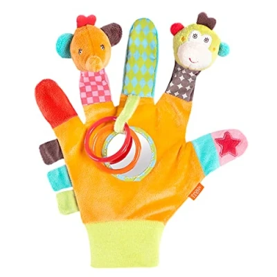 Abbildung von Fehn Fingerpuppe Classic Stars, Spielhandschuh Safari
