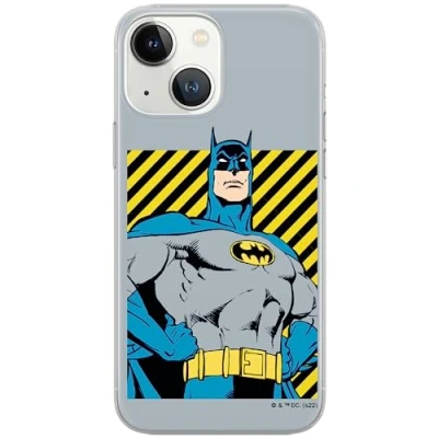 Abbildung von ERT GROUP Handyhülle für iPhone 13 Mini Original und offiziell Lizenziertes DC Muster Batman 069 optimal an die Form des Handy angepasst, hülle aus TPU