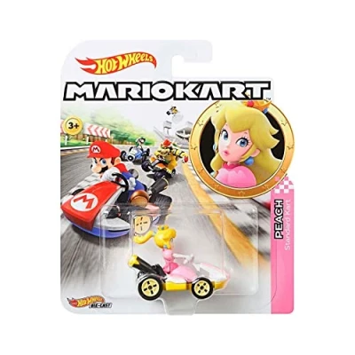Abbildung von Hot Wheels GBG28 Mario Kart Replica 1:64 Die Cast Peach, Spielzeug ab 3 Jahren