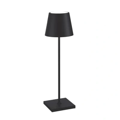 Abbildung von Zafferano LED Tischleuchte Poldina Pro Kabellose, Dimmbare Tischlampe aus Aluminium