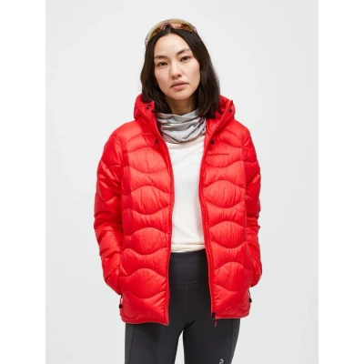 Abbildung von Peak Performance W Helium Down Hood Jacket Damen Ski jacke BRILLIANT RED M