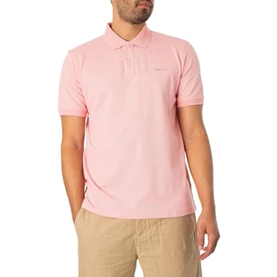 Abbildung von GANT Contrast Poloshirt, Herren, Größe: Medium, Bubbelgum pink