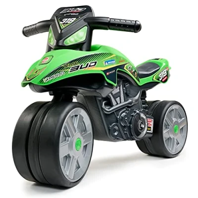 Abbildung von FALK Laufrad Moto Bud Racing Grün leise Räder ab 2 Jahren 40% recycelter Kunststoff 502BRS