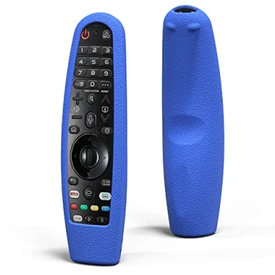 Abbildung von SIKAI Fernbedienung Schutzhülle kompatibel mit LG Smart TV AN MR18BA Shockproof Stoßfeste Silikon Cover für Remote MR600 MR650 MR650A MEHRWEG (Blau)