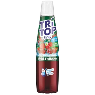 Abbildung von TRi TOP Getränkesirup Wald Erdbeere Sirup für Wassersprudler 1 Flasche ergibt ca. 5 Liter Erfrischungsgetränk (1 x 600ml)