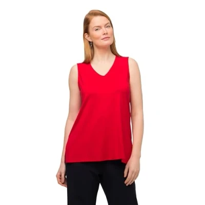 Abbildung von Ulla Popken Top, Damen, Größe: 50/52, Salsa