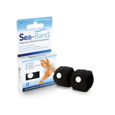 Abbildung von Sea band Akupressur F. Erwachsene Black 2 St