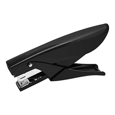 Abbildung von Amazon Basics Handheftgerät, Heftzange, 25 Blatt, Schwarz