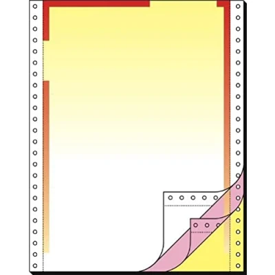 Abbildung von SIGEL 22256 Endlos Briefbogen 12 Zoll x 240 mm (A4 hoch), 70/53/57 g, 400 Sätze 3fach, Druckerpapier