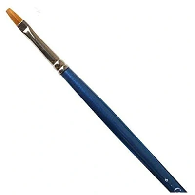 Abbildung von Winsor &amp; Newton 5305001 Cotman Aquarell Synthetikhaar Pinsel mit exzellenter Sprungkraft, Farbtragekraft und Punktgenauigkeit, Serie 555 Nr. 1 2,1 mm, Flach, langer Stiel