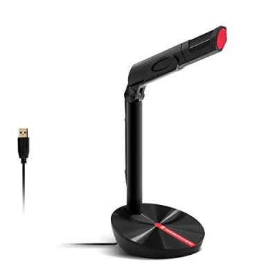 Abbildung von EMPIRE GAMING Microphone for PC, Mac, Consoles Micro Ideal Podcast YouTube, Streaming Twitch, Chat, Vocal USB Cable (USB)