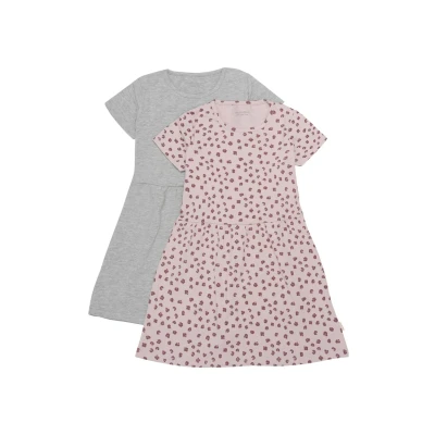 Abbildung von Minymo Jerseykleid für Kinder, Größe: 104, Grey melange