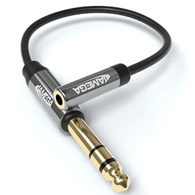 Abbildung von JAMEGA 0,2m Stereo Klinken Adapter 3,5mm Buchse auf 6,3mm Audio