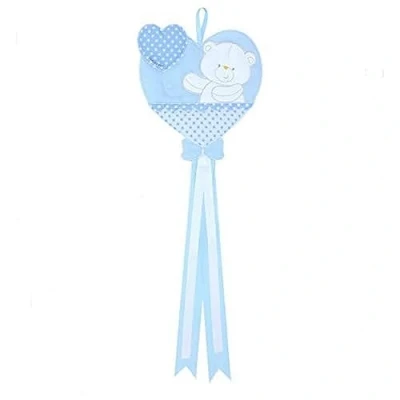 Abbildung von Geburtsband Andy &amp; Helen Blue Heart Bear