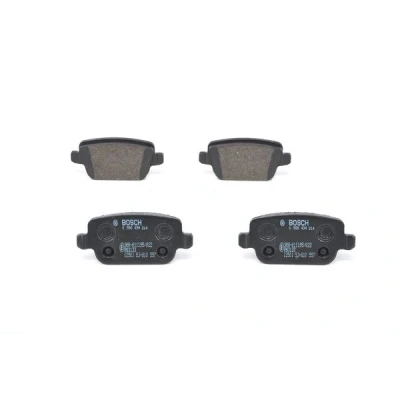 Abbildung von BOSCH 0 986 494 214 Bremsbelagsatz Low Metallic mit Schrauben Zubehör FORD: Galaxy Mk2 MPV, S Max Mk1, MONDEO 4 Turnier