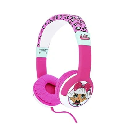 Abbildung von OTL Technologies LOL Surprise My Diva JUNIOR Kopfhörer (gepolsterte Bügel, größenverstellbar, mit Kabel, für Kinder, Lautstärkenbegrenzung auf 85 dB, Unisex) offizielles Lizenzprodukt