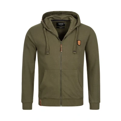 Abbildung von Indicode Jeans Sweatjacke, Herren, Größe: Small, Army