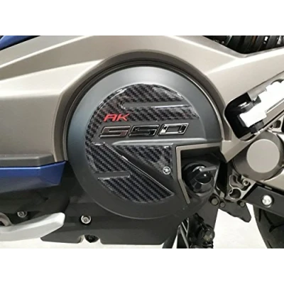Abbildung von labelbike 2 3D Harz Aufkleber Dekorationen und Schutz für Motorrad Roller Carter kompatibel mit Kymco AK 550