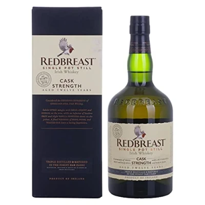 Abbildung von Redbreast 12 Years Old Single Pot Still Irish Whiskey CASK STRENGTH EDITION 57,6% Volume 0,7l in Geschenkbox Whisky