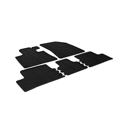 Abbildung von Gledring 0127 Fußmattensatz Gummi vorne und hinten 5 schwarz 750mm 550mm CITROËN: C4 Picasso 2, Spacetourer