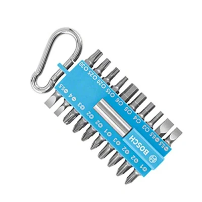 Abbildung von 21tlg. Snap Hook BOSCH light blue Kleinsortiment Schrauben Bit Set