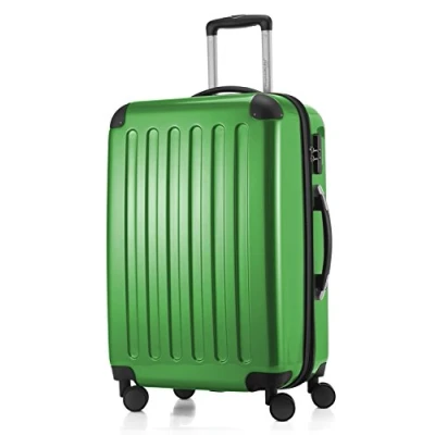 Abbildung von HAUPTSTADTKOFFER Alex Mittelgroßer Hartschalenkoffer, 4 Rollen, Koffer, Trolley, Rollkoffer, Reisekoffer, Volumenerweiterung, 65 cm, 74 Liter, Grün