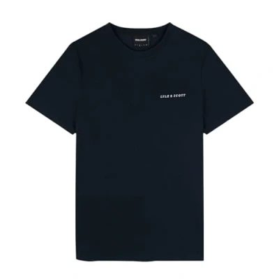 Abbildung von Lyle &amp; Scott Embroidered Tshirt basic, Herren, Größe: Large, Dark navy