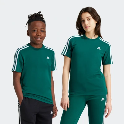 Abbildung von adidas Performance TEE Unisex Tshirt print für Kinder, Größe: 128, Collegiate green/white