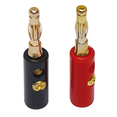 Abbildung von Dynavox Bananenstecker 2 x rot, schwarz