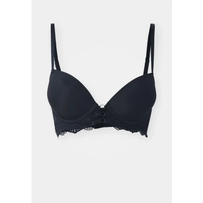 Abbildung von LASCANA Push up BH Eleonora mit feiner Schnürung in Satin Optik und Bänderdetail, sexy Dessous