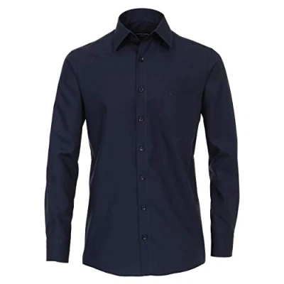 Abbildung von CASAMODA Comfort Fit Hemd Langarm Haifischkragen mittelblau Gr. 39
