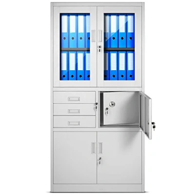 Abbildung von Jan Nowak Aktenschrank Stahlschrank grau 185x90x40