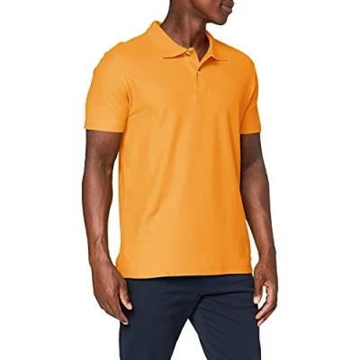 Abbildung von Stedman Polo Men Orange Baumwolle Small Herren