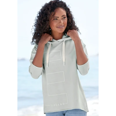 Abbildung von Elbsand Kapuzenpullover, Damen, Größe: 40, Aloe