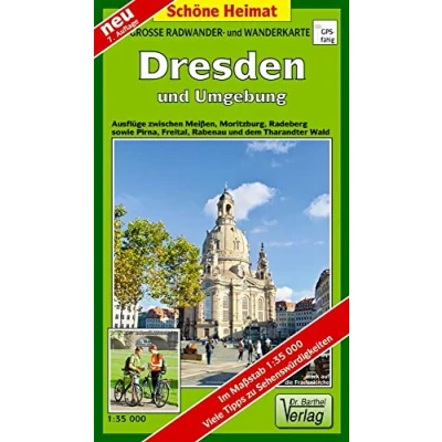 Abbildung von Doktor Barthel Wander und Radwanderkarten, Radwanderkarte Dresden Umgebung: Ausflüge zwischen Meißen, Moritzburg, Radeberg sowie ... Mit Sächsischem Weinwanderweg (Schöne Heimat)